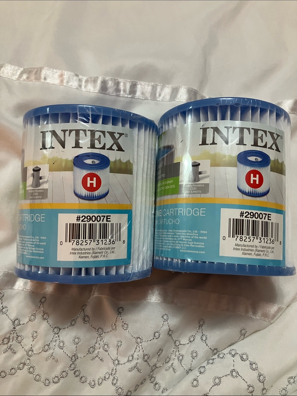 Intex Blue H-Type Replacement Filter Cartridge (2-Pack)